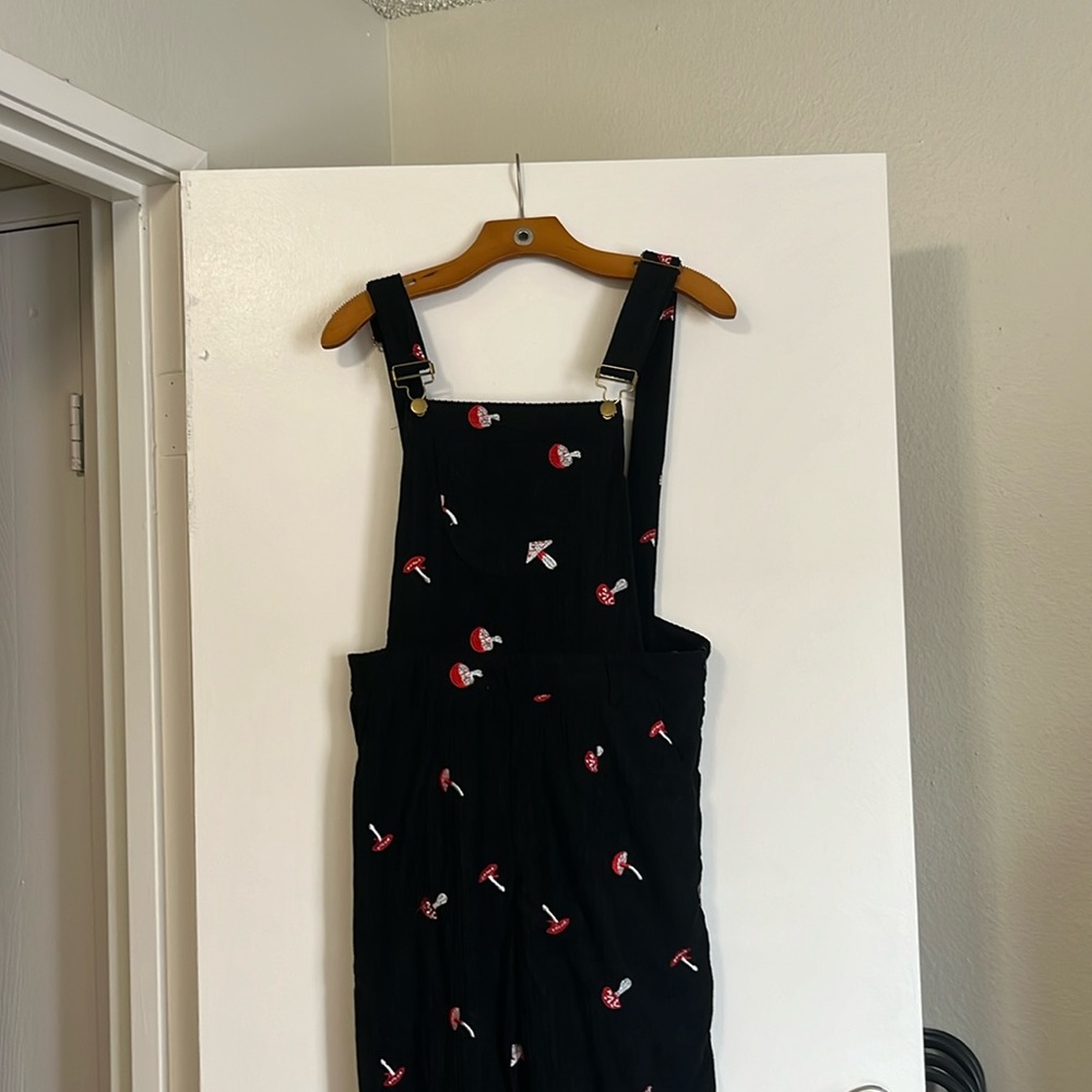 Cider Mushroom Corduroy Overalls